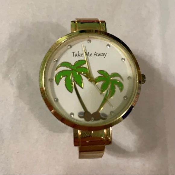 SOLD-Charming Charlie palm tree 🌴 watch - Picture 1 of 6